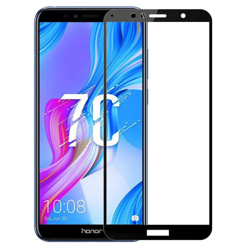 Для huawei Honor 7C полное покрытие Экран защитная пленка 9 H закаленное Стекло для 7 C AUM
