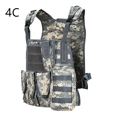 WOLF ENEMY Camouflage Hunting Military Tactical Vest Wargame Body Molle Armor CS Outdoor Jungle Equipment | Спорт и развлечения