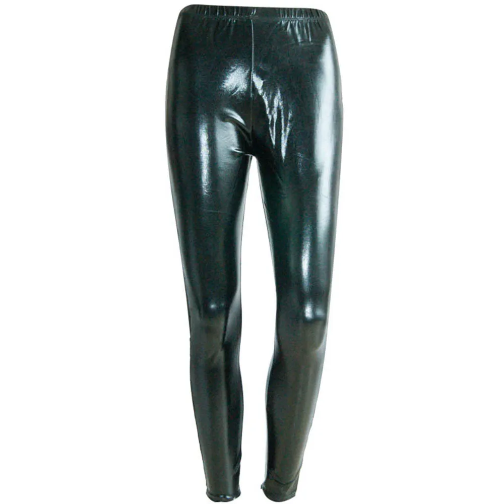 2017 Black New Fashion Women Leggings Sexy Skinny Low Waist Latex Patchwork Hollow Lace Standard Legging For Women WL7046