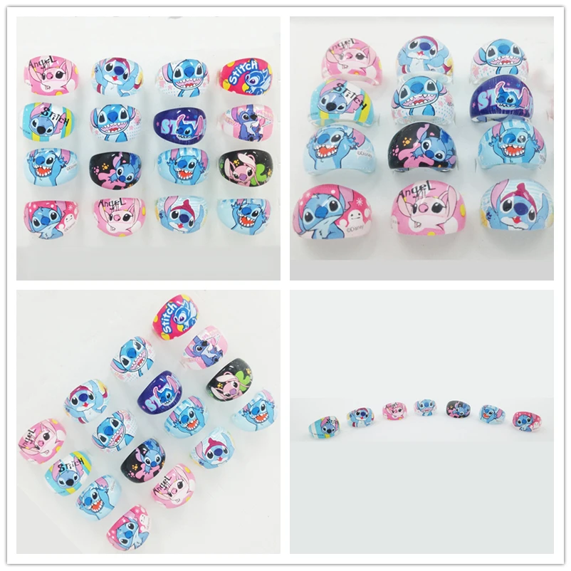 20 шт./партия Детские Кольца для девочек с анимацией и пришитыми животными