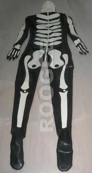 Full cover latex skeletor catsuit | Тематическая одежда и униформа