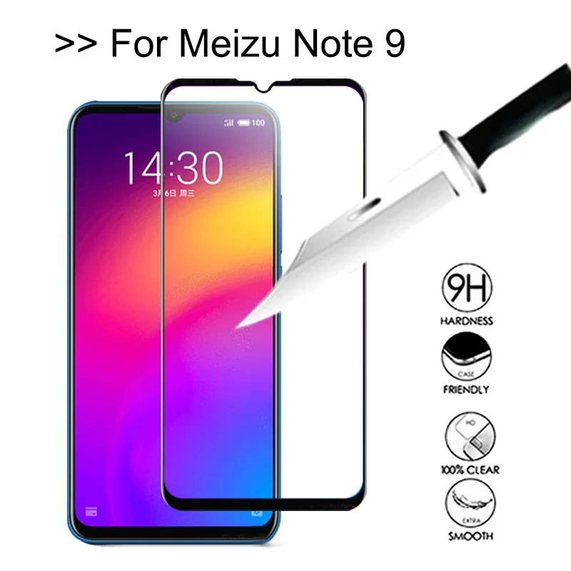 Полное покрытие закаленное стекло для Meizu Note 9 8 10 16S M8C 6T T6 V8 S6 M5 M6 M3 M5C M5S Mini M3S