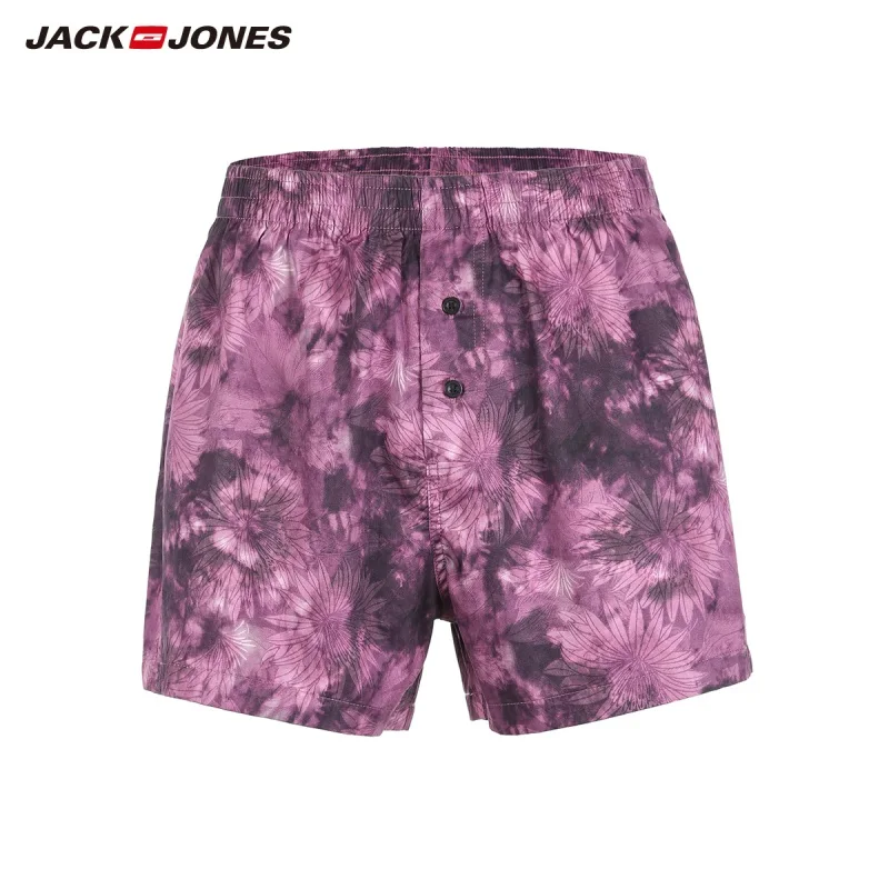 JackJones мужские боксеры из хлопка, мужские трусы-шорты, домашние штаны, мужская одежда 219192535