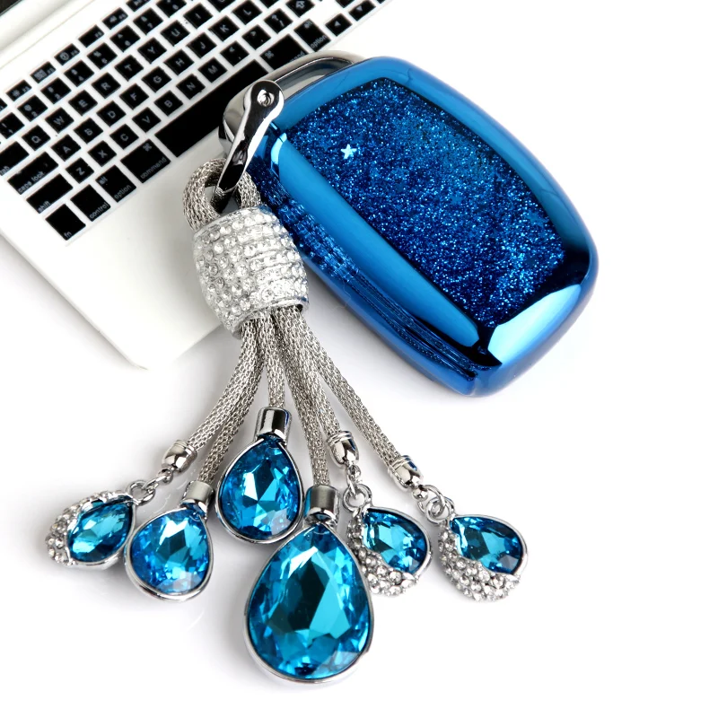 

Funny Quicksand Soft TPU Car Key Cover Case Auto key shell For Hyundai I30 IX35 HB20 Solaris Rucson Accent SANTA FE