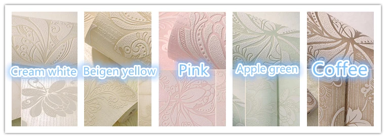 

Nature Non-woven 3D Embossed Bedroom Wallpaper 3D Wall Covering Roll Soundproof Modern Wall Paper /Background Wall