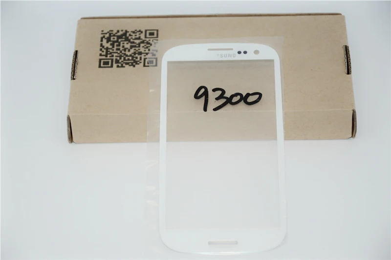 Бело-100% Подлинная Для Samsung galaxy s3 i9300 сенсорный экран Digitizer замена Стеклянной