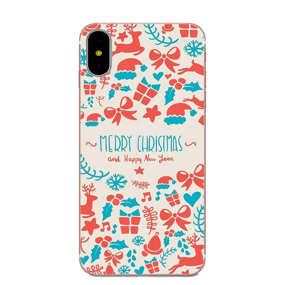 Чехлы из ТПУ для Galaxy J1 J2 J3 J330 J4 J5 J6 J7 J730 J8 2015 2016 2017 2018 mini Pro Merry Christmas Happy New Year |