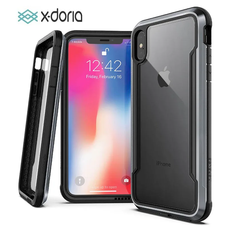 Чехол для телефона X doria iPhone XR XS Max защитный чехол военного класса проверенный на