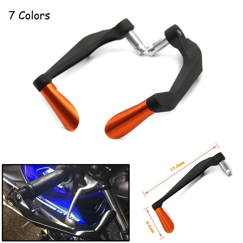 

High quality Motorcycle 7/8" Brake Clutch Lever Guard Protectors For YAMAHA FJR/XJR 1300 XJ6 MT-01 TDM 900 R6S Yzf250f Ybr 125