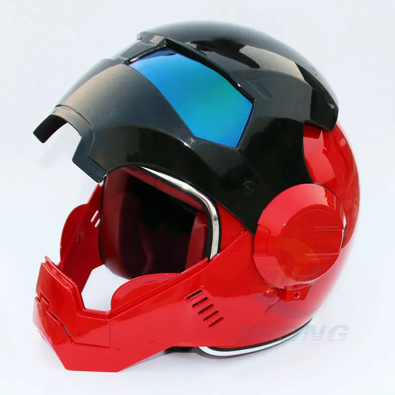 Шлем Masei для мужчин и женщин мотоциклетный полушлем с открытым лицом ярко красный