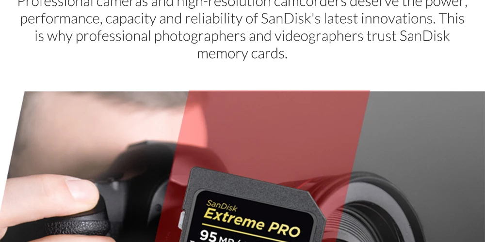 Карты памяти SanDisk Extreme Pro SDXC SD карты 95 МБ/с. читать 90 МБ/с. написать 256 ГБ C10 U3 V30 UHS-I 4K для Камера(SDSDXXY-256G-ZN4IN