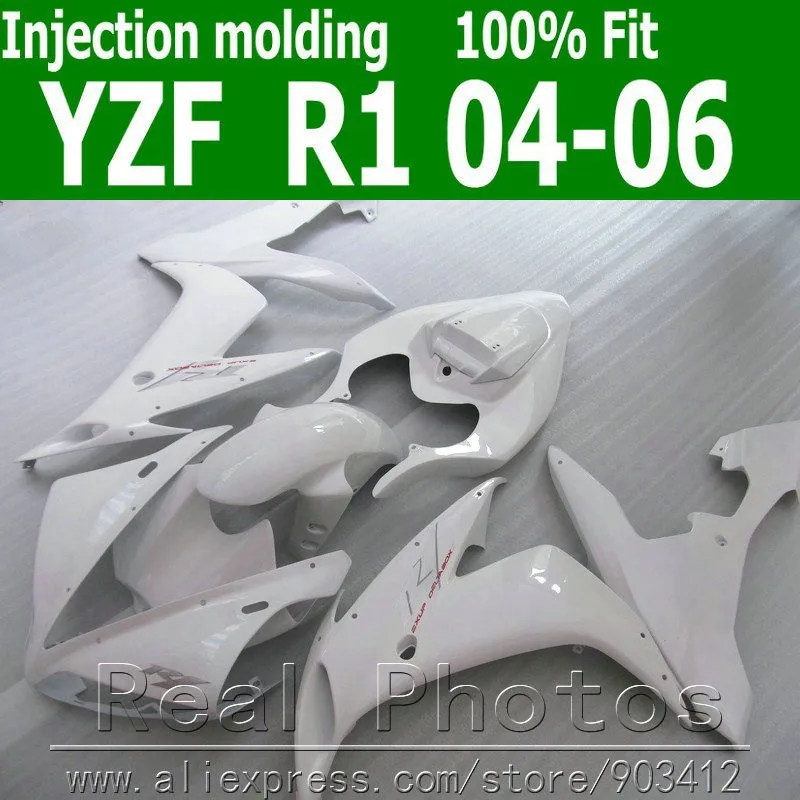 Комплект обтекателей под давлением для YAMAHA R1 обтекатель 2004 2005 2006 синий черный