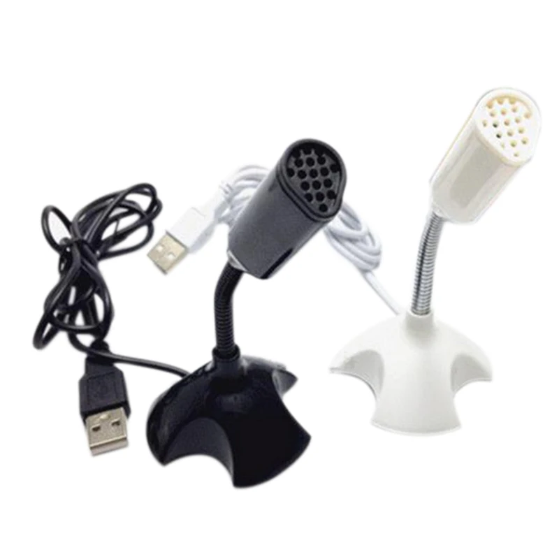 Модный Мини компьютерный микрофон с USB для ПК ноутбука Skype KTV записи видеоигр и