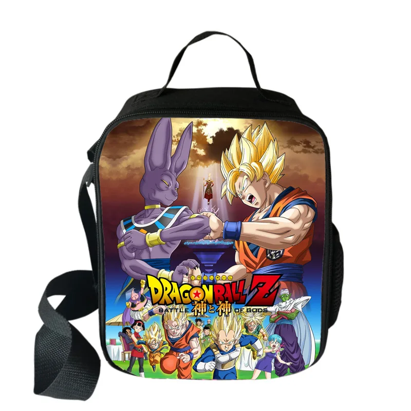 Аниме Dragon Ball сумка-холодильник большой емкости девушки портативный тепловой еды сумки для пикника для школы дети мальчики сумка для обедов Tote