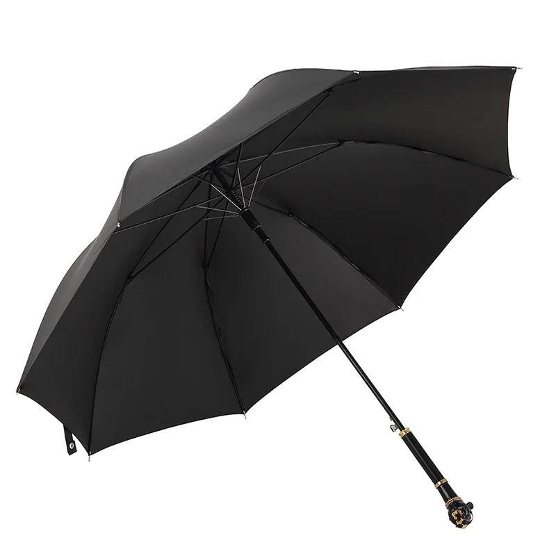 Зонт для джентльмена, дождя, для женщин и мужчин, Parapluie, креативный, Леопардовый, Лев, Paraguas, элегантные зонты для шоу на сцене, зонтик