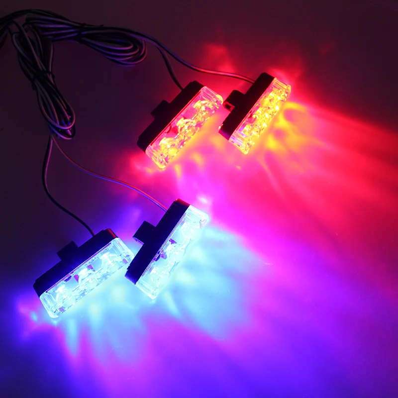 YCCPAUTO 4x3LED 12В беспроводной дистанционный светодиодный стробоскоп полицейская