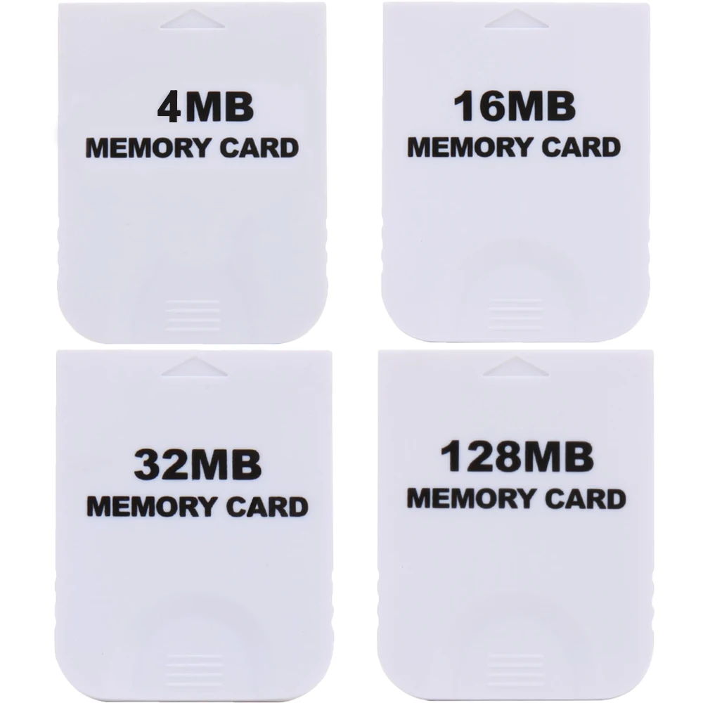 Горячая Распродажа, практичная игровая Карта памяти 4MB 16MB 32MB 128MB для Nintendo wii Cube для GC NGC White 128MB Max, игровая карта памяти для wii