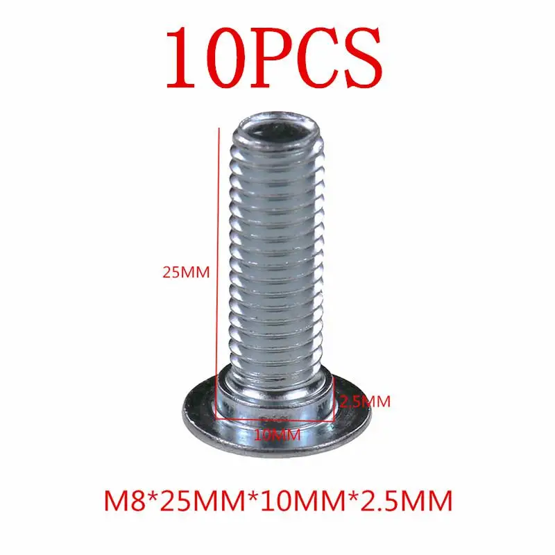 M8X25MM A LOT Мотоцикл тормозной диск/Винты для ротора болты M8* 1,25 мм* 25 мм/35 мм углеродистая сталь 8,8 Рычаг Универсальный для Honda Yamaha Kawasaki Suzuki - Цвет: M8X25MM A LOT