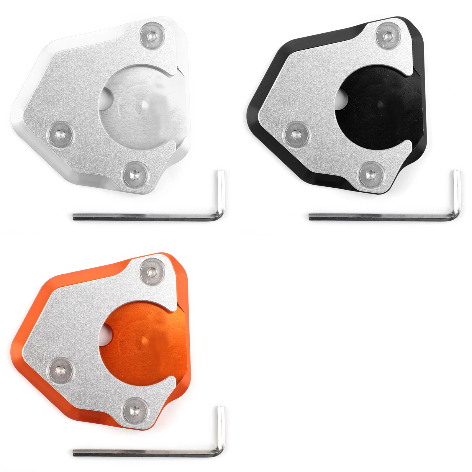 Artudatech CNC боковая подставка выдвижная для KTM 990 1190 690 Duke 125 250 390|Накладки и