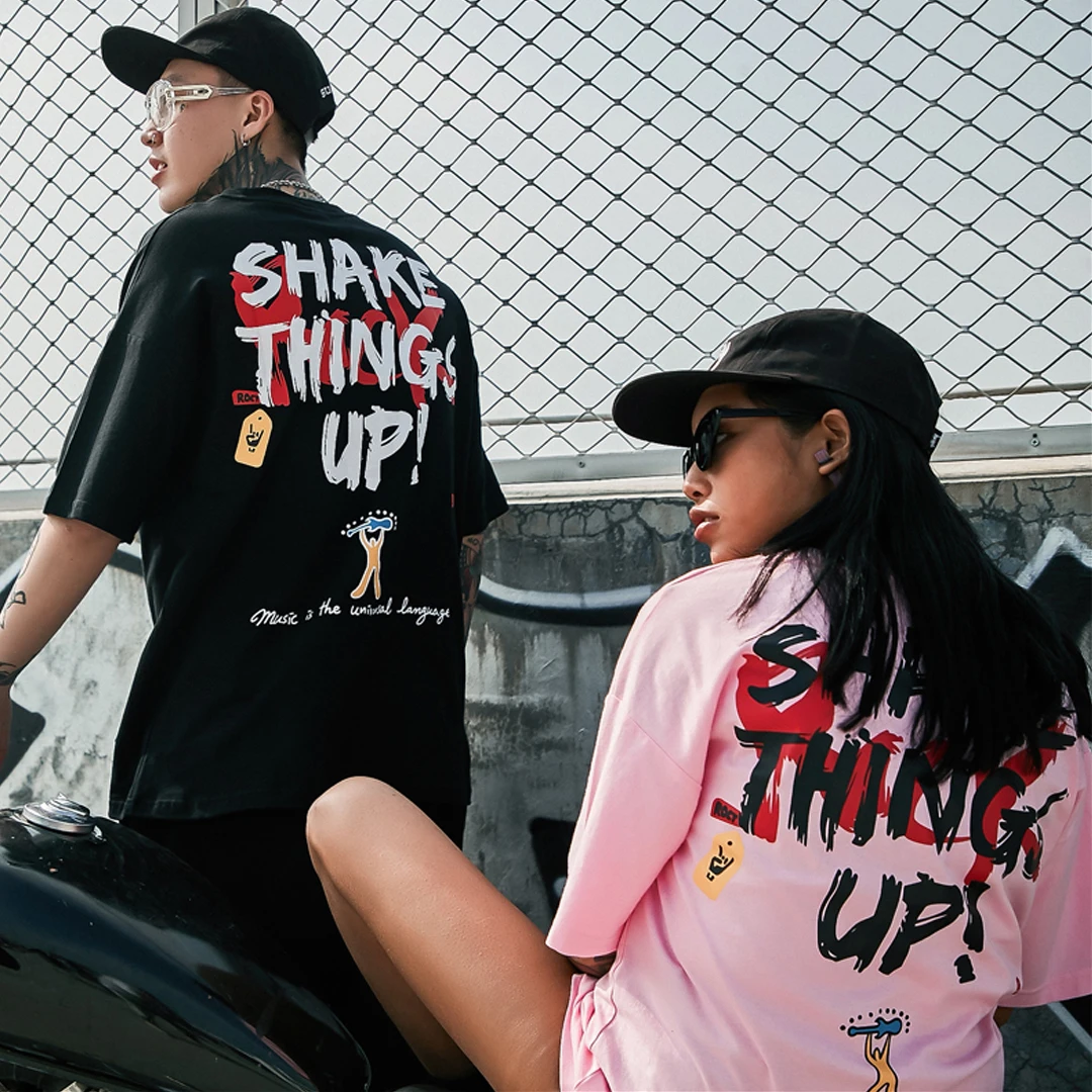 Aelfric модные музыкальные персонажи принт Highstreet футболка Повседневная хип хоп Harajuku
