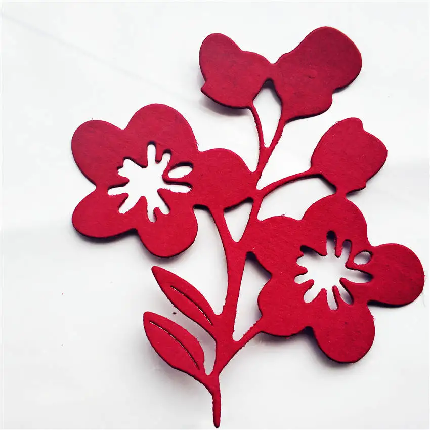 Wild flower old metal cutting die practice hands-on DIY clip art album craft mold scrapbook | Дом и сад