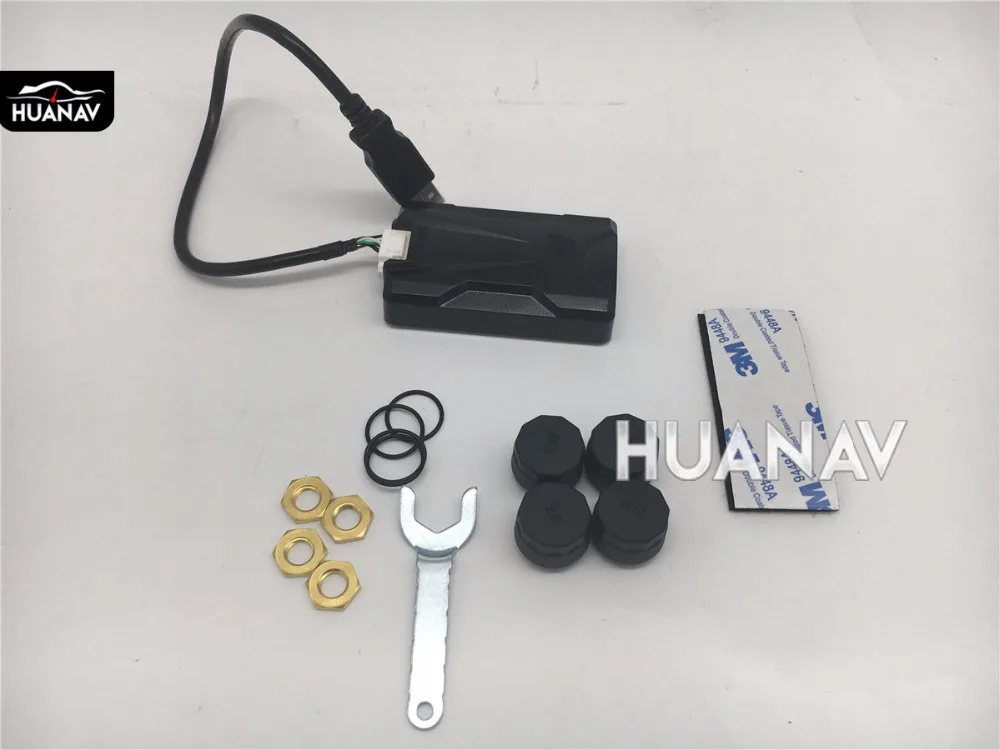 TPMS автомобильная система контроля давления в шинах Беспроводная tpms с 4 внешними