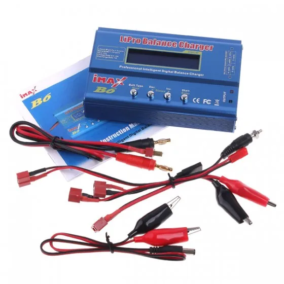 IMAX B6 80W Digital LCD Lipo NiMh battery Balance Charger | Электроника