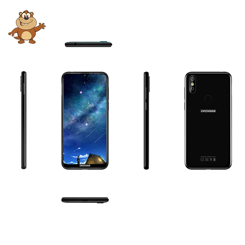DOOGEE Y8 3 ГБ ОЗУ 16 Гб ПЗУ Android 9 0 смартфон 6 1 &quotFHD 19:9 дисплей 3400 мАч MTK6739