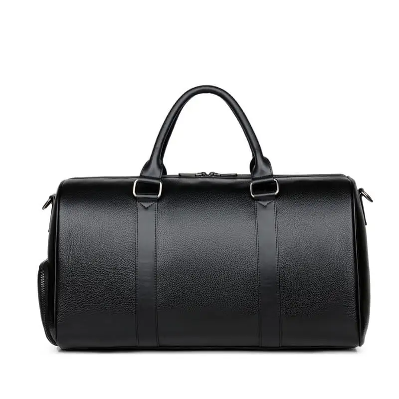 100% корова натуральная кожа мужские дорожные сумки на ночь вещевая Сумка выходные