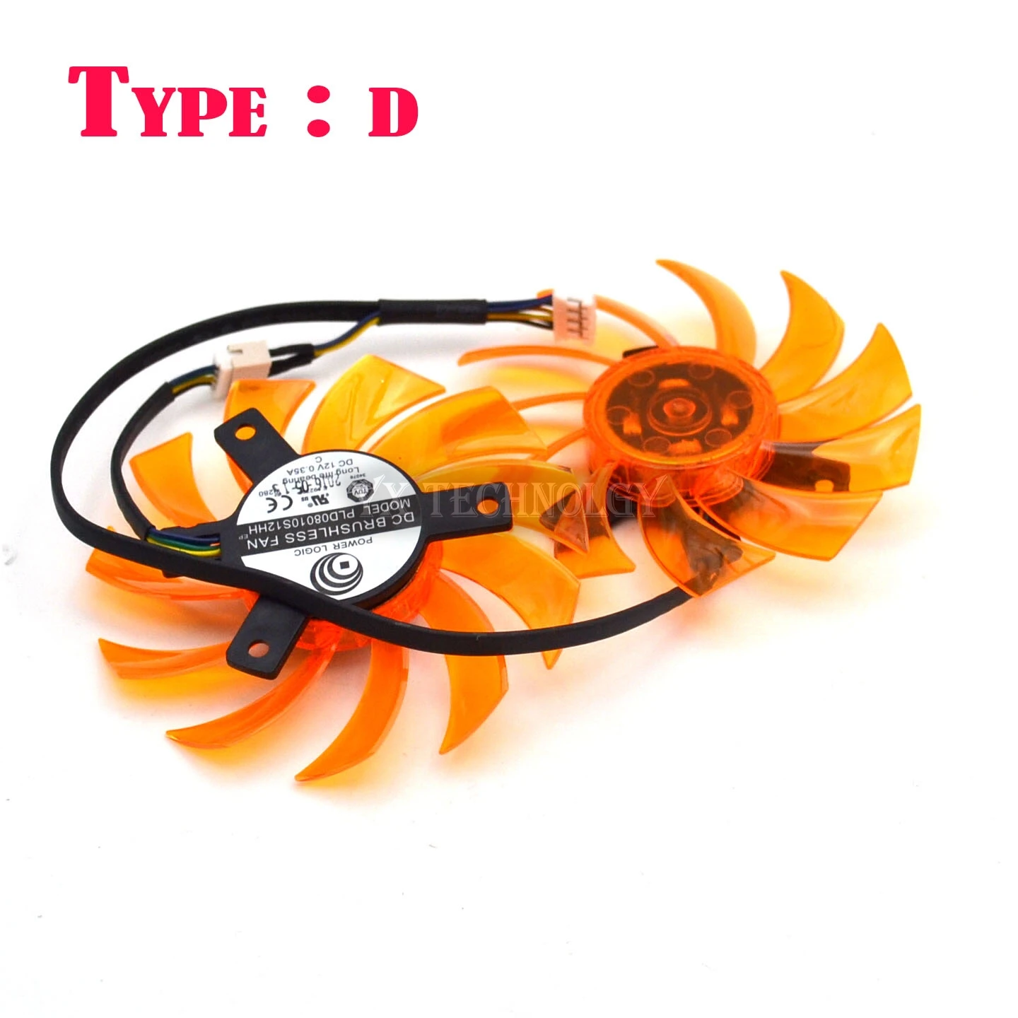 75mm Video Card Dual Fan Replacement PLD08010S12HH 40mm 12V 0.35A 4Pin for MSI GTX 560 570 580 R6770 R6870 R6950 Twin Frozr II B |
