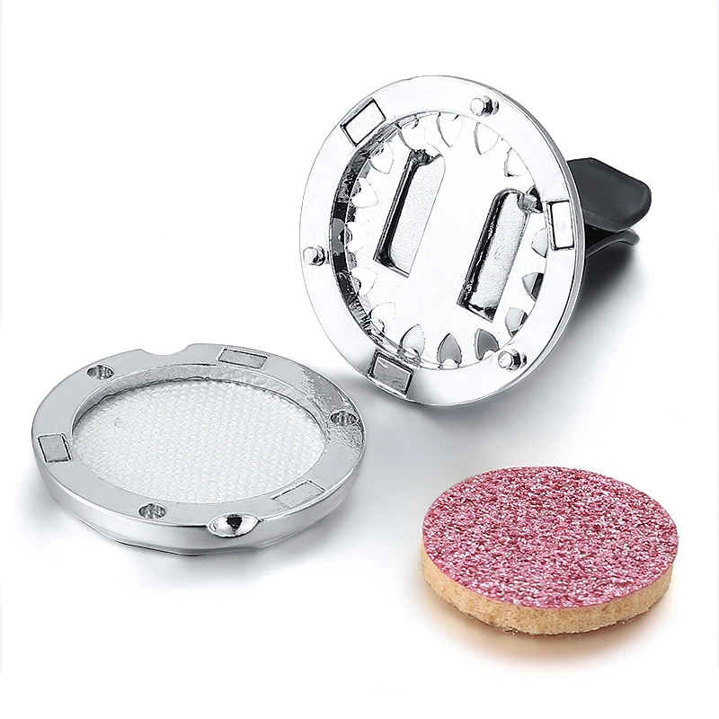 Автомобильный диффузор для ароматерапии светящийся Магнитный медальон с