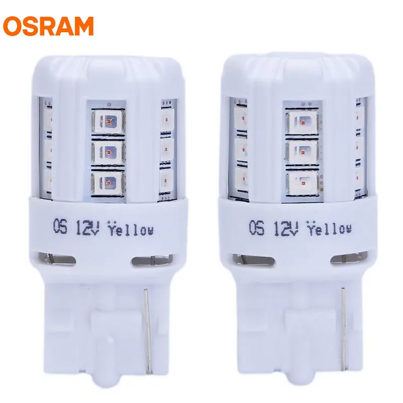 OSRAM СВЕТОДИОДНЫЙ T20 7705YE 7440 WY21W 12V желтые светодиодсветодиодный стандартные