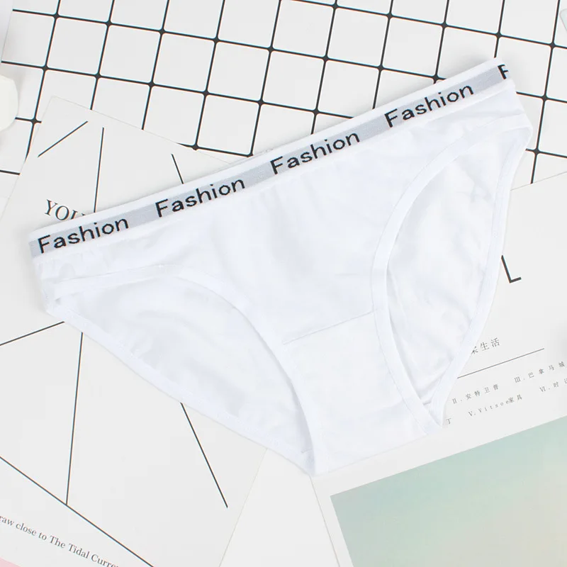 12pcs Fashion Women Underwear Panties Soft Cotton Sexy Briefs for Girls High Quality Female Underpants