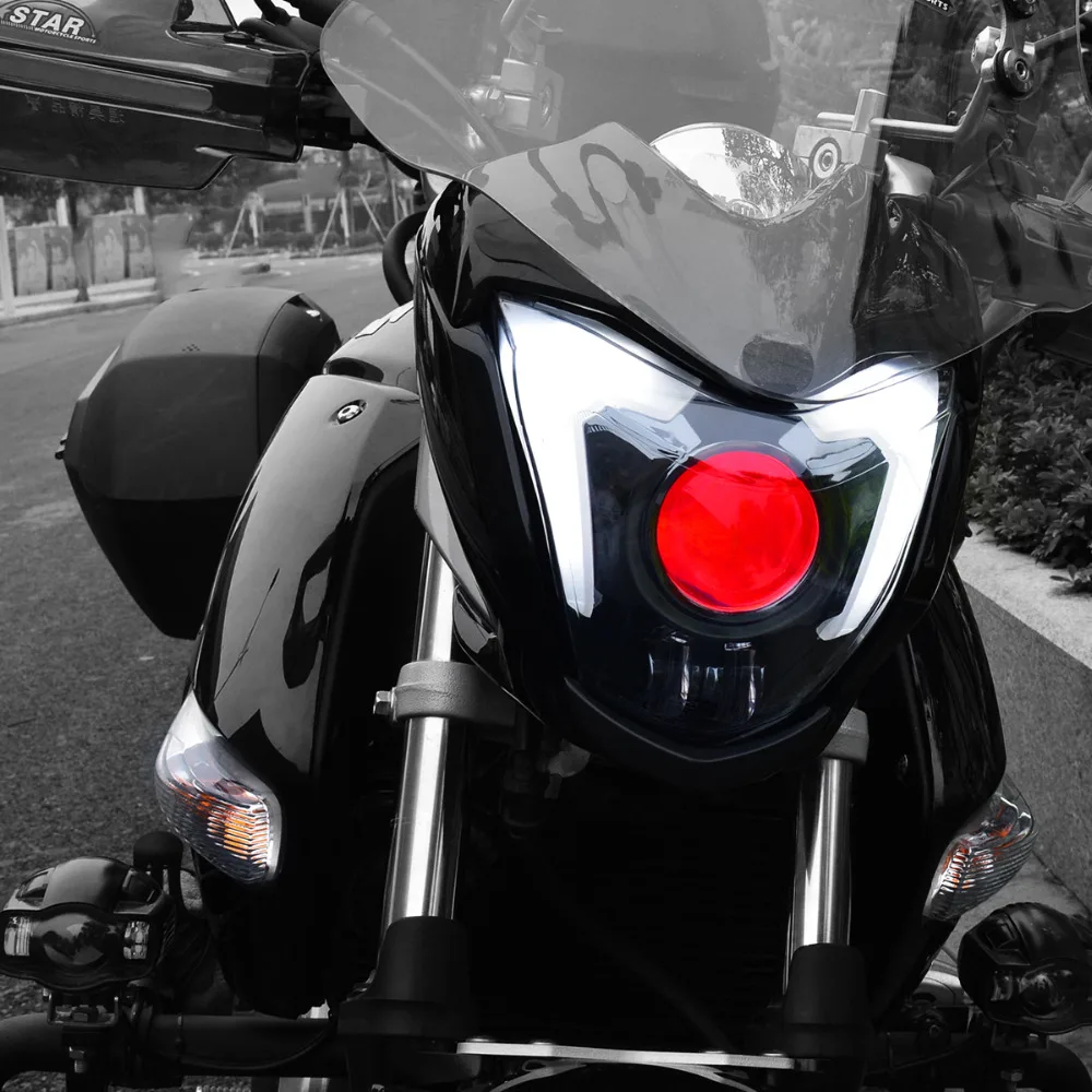 Передние фары KT для мотоцикла Suzuki GW250 GSR250 2013+ HID Проектор Светодиодный (LED) Глаз