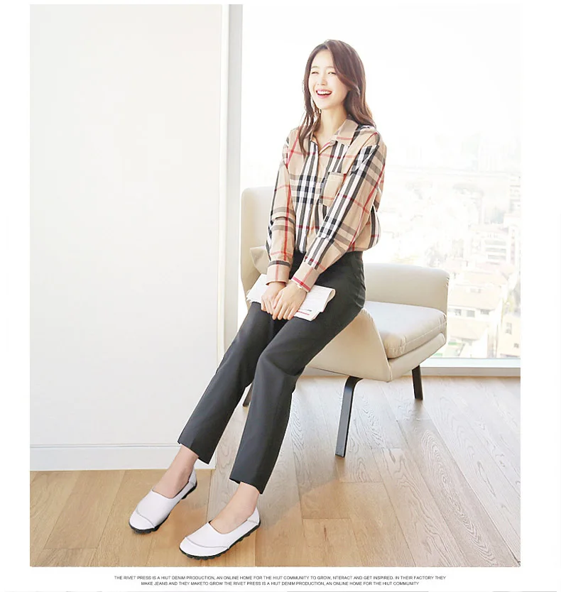 Women Flats Shoes Woman New Moccasins Loafers Women Casual Shoes Genuine Leather Fashion Classic Driving Woman Footwear