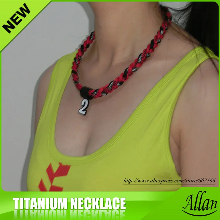

2016 trendy custom health Germanium Titanium Necklace for women and girls
