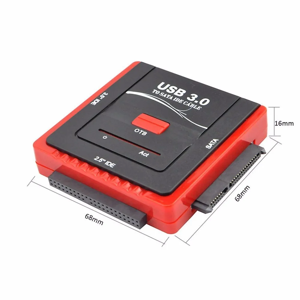 2,5/3,5 USB 3,0 для SATA/IDE адаптер конвертер жесткого диска для универсального HDD/SSD жесткого диска с блоком питания