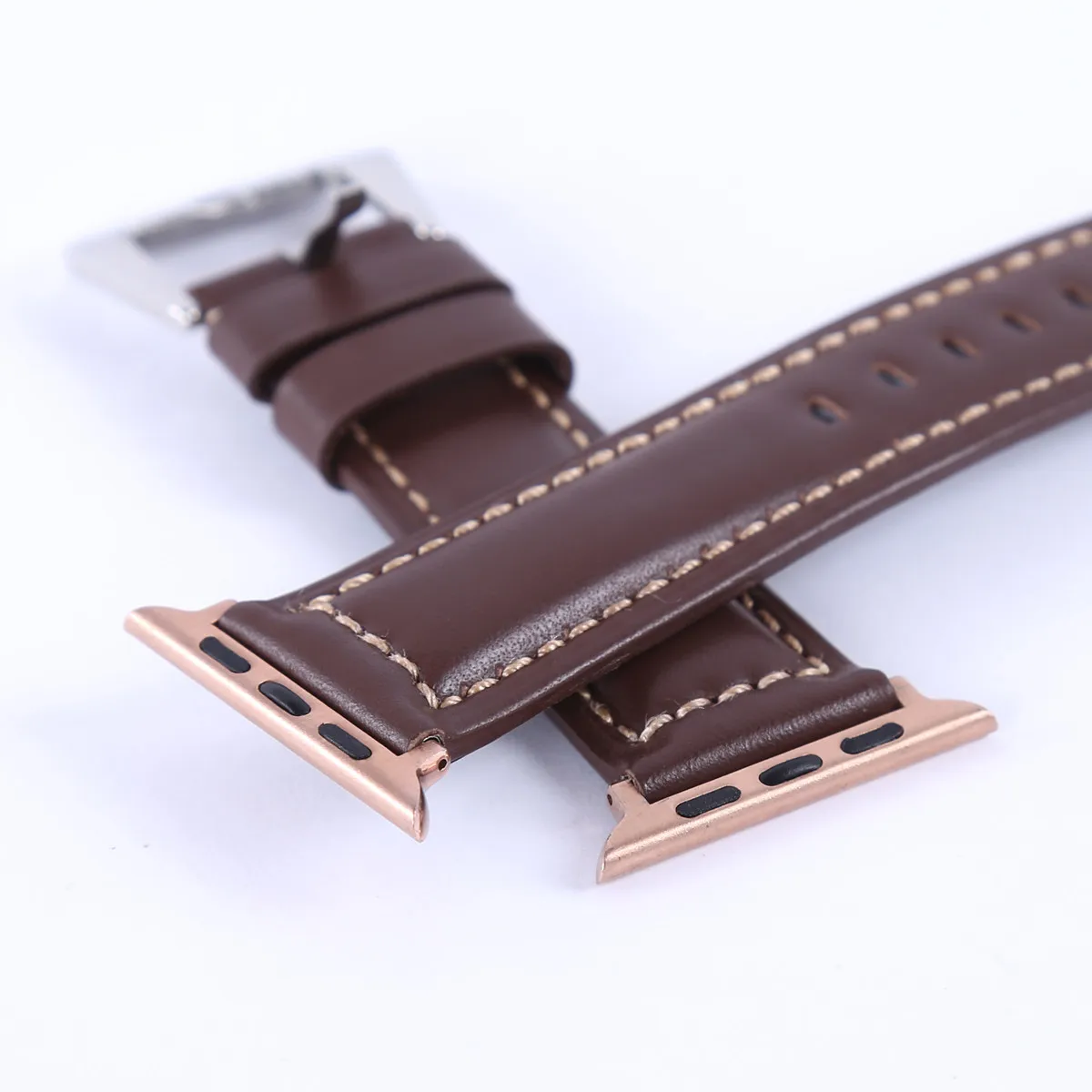 

Genuine leather watch bracelet accessories for apple watch strap 38mm black apple watch band 42mm iwatch watchbands
