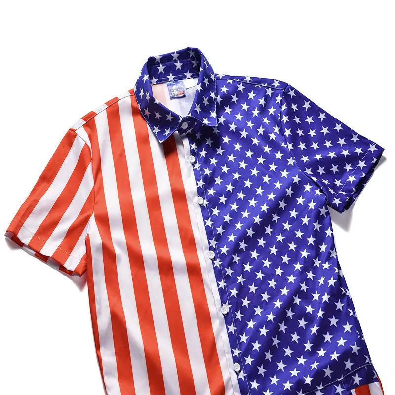 Летний Новый дизайн Ромпер мужской комбинезон с 3D принтом американского стиля