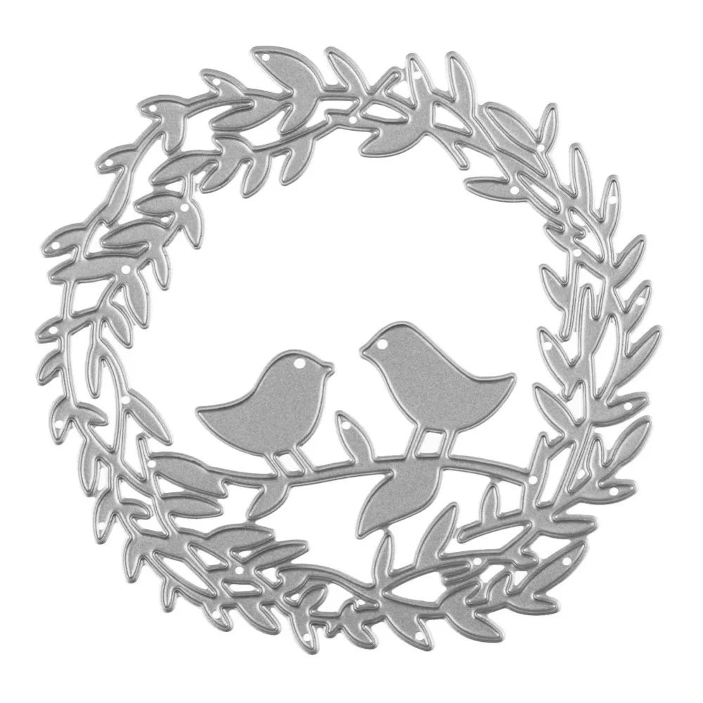 Мир птиц Штанцевые формы трафарет для DIY Скрапбукинг Тиснение Декор Ремесло