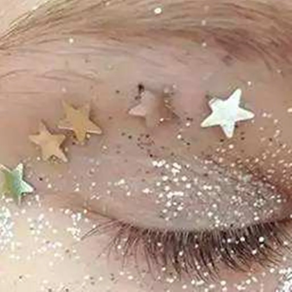 Блестки для ногтей Макияж девочек сердце любовь звезды жемчуг флэш дрель макияж