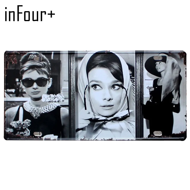 [InFour+] Star 1935 1-8 металлическая пластина, номер автомобиля, жестяная вывеска, бар, паб, кафе, домашний декор, металлический гаражный знак, покраска, таблички, знак - Цвет: MPA2074