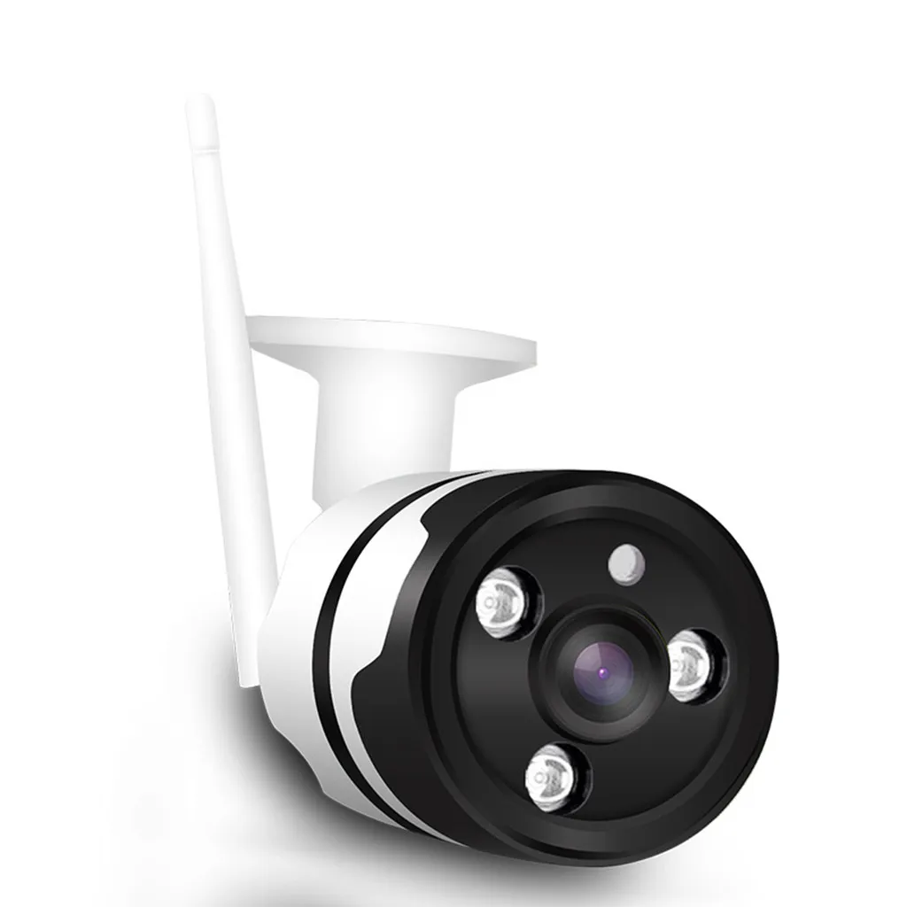 Открытый беспроводной безопасности Водонепроницаемый WiFi IP камера 1080P широкоугольный Рыбий глаз беспроводная домашняя контрольная пуля камера
