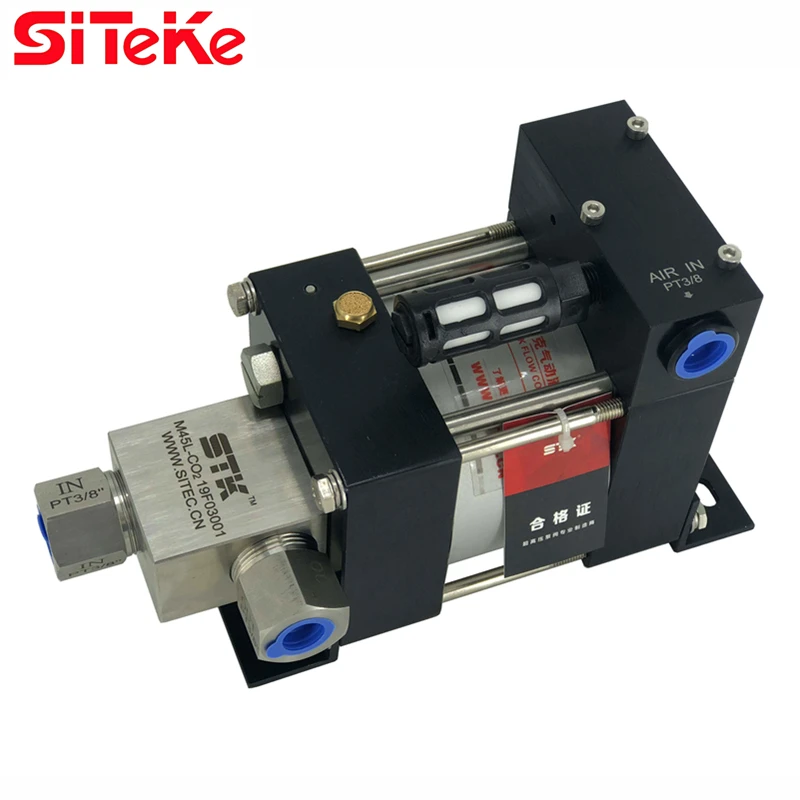 Горячая высокого качества SITEKE бренд модель: M45L-CO2 45bar-373.5bar выход давление воздушный привод жидкость CO2 насос