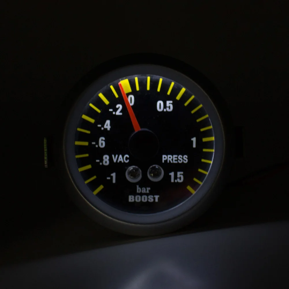 Автоматический турбонаддув CNSPEED 2 дюйма 52 мм 1 ~ 5 бар с датчиком углеродное волокно