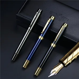 Перьевая ручка Hero новый цвет темно-серая спиральная ручка с коробкой или ручкой пакет 2 стиля можно выбрать