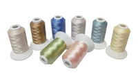 pastel colors embroidery machine thread 8 spools free ship