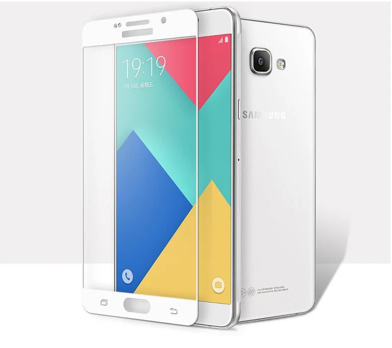 9H полное закаленное стекло для Samsung Galaxy S6 S7 A3 A5 A7 2016 2017 J5 J7 Prime G570 Note 4 5 C5 C7 чехол с