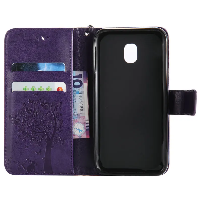 PU Leather Magnet Flip Cover for Samsung galaxy J330 Case Luxury Wallet Stand Armor Coque J3 2017 | Мобильные телефоны и