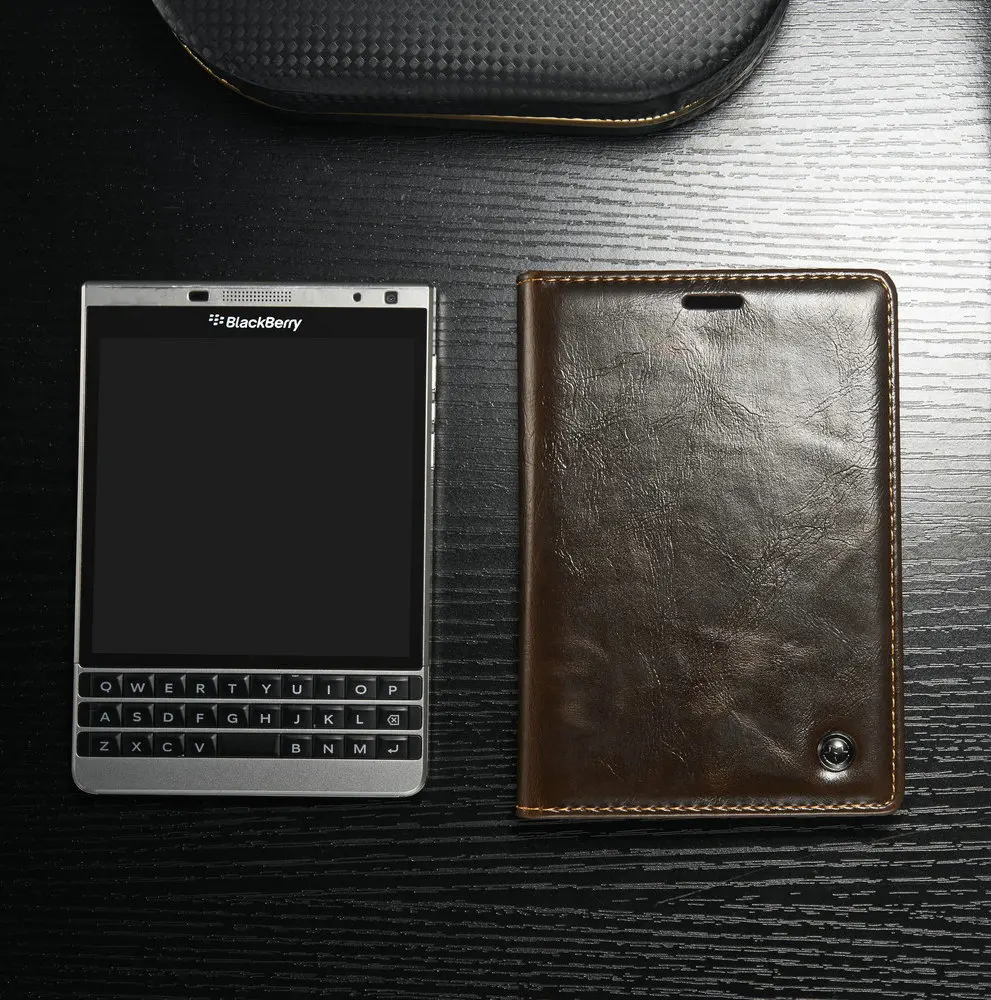 2019 CaseMe для blackberry passport2 Роскошные Винтаж кожа флип чехол с карт памяти держатель